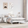 vidaXL Bed Frame without Mattress White 140x200 cm Solid Wood Pine
