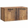 vidaXL Wall-Mounted TV Cabinet Old Wood 59.5 x 31 x 30 cm