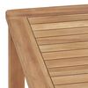 vidaXL 7 Piece Garden Dining Set 140x80 cm Solid Teak Wood