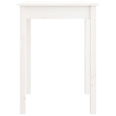 vidaXL Dining Table White 55x55x75 cm Solid Wood Pine