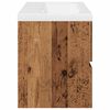 vidaXL Sink Cabinet with Built-in Basin Old Wood