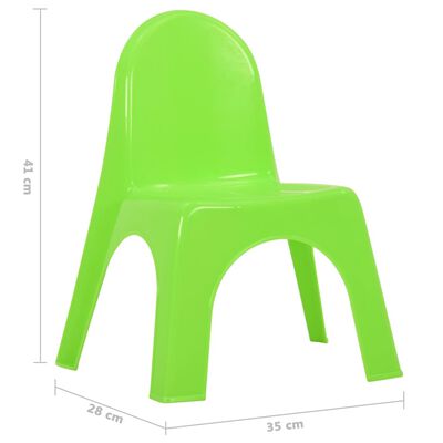 vidaXL Children's Table and Chair Set PP