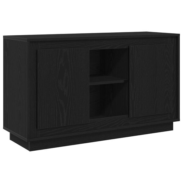 vidaXL Sideboard Black Oak 102 x 35 x 60 cm Engineered Wood