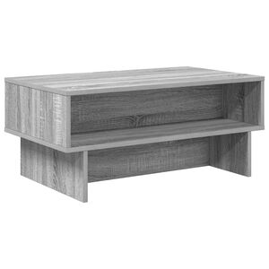 vidaXL Coffee Table Grey Sonoma 80 x 46 x 35 cm Engineered Wood