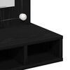vidaXL Mirror Cabinet Black Oak 60 x 31.5 x 62 cm Engineered Wood