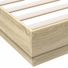 vidaXL Bed Frame without Mattress Sonoma Oak 120x200 cm