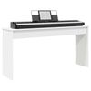 vidaXL Keyboard Stand White 130 x 32 x 64 cm Engineered Wood