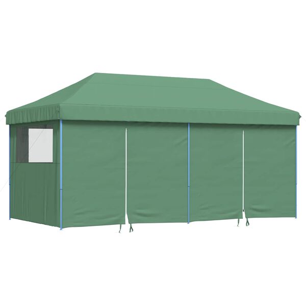 vidaXL Party Tent Folding Green 292 x 580 x 315 cm Oxford Fabric