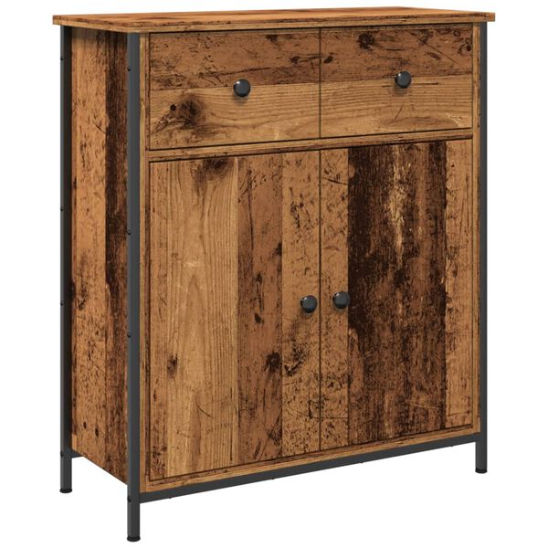 vidaXL Sideboard Old Wood 70x30x80 cm Engineered Wood