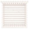 vidaXL Firewood Rack White 108x73x108 cm Solid Wood Pine