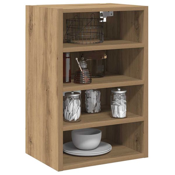 vidaXL Hanging Cabinet Riga Artisan Oak 40x29.5x60 cm Engineered Wood