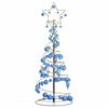 vidaXL LED Christmas Tree with Baubles 80 LEDs Warm White 120 cm