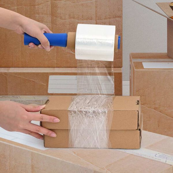 vidaXL Stretch Films 50 pcs Transparent 23 µm 10 cm x 150 m