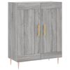 vidaXL Highboard Grey Sonoma 69.5x34x180 cm Engineered Wood
