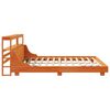 vidaXL Bed Frame without Mattress Wax Brown 180x200 cm Super King Solid Wood Pine