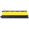 vidaXL Cable Protector Ramp with 5 Channels 90 cm Rubber