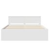 vidaXL Bed Frame with Headboard White 180 x 200 cm Engineered Wood
