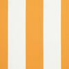vidaXL Retractable Awning Manual Yellow and White 300 x 200 cm