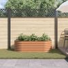 vidaXL Raised Bed Brown 160 x 80 x 44 cm Steel