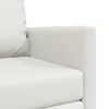 vidaXL Folding Sofa Bed White 74 x 77 x 81 cm PVC