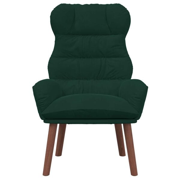 vidaXL Armchair Dark Green 69 x 74 x 93 cm Velvet