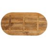 vidaXL Table Top 100x50x2.5 cm Oval Solid Wood Mango
