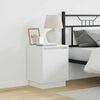 vidaXL Bedside Cabinet White 39 x 34.5 x 50 cm Engineered wood