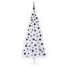 vidaXL Artificial Christmas Tree with Stand White 180 cm PVC and Steel