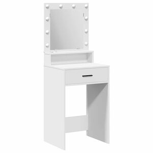 vidaXL Dressing Table White 50 x 41 x 135 cm Engineered Wood