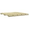 vidaXL Decking Tile 24 pcs Green 50 x 50 cm Green Impregnated Pinewood