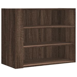 vidaXL Wall Cabinet Brown Oak 75x35x60 cm Engineered Wood