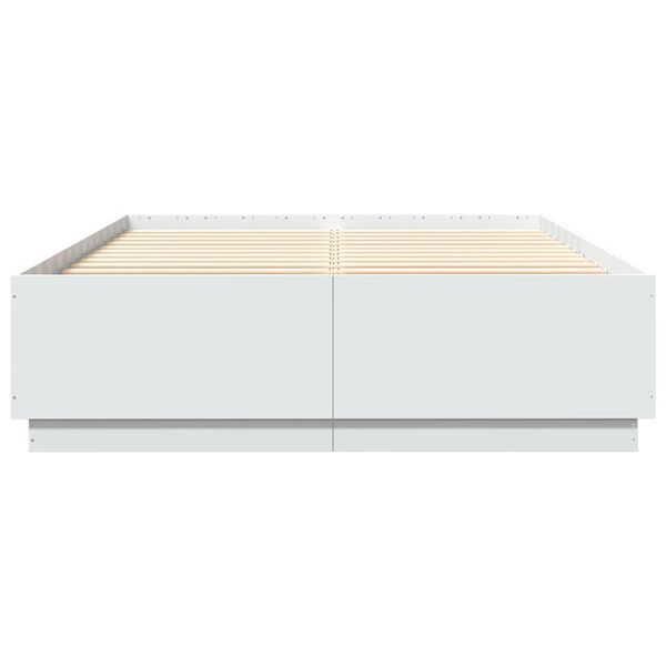 vidaXL Bed Frame without Mattress White 160x200 cm