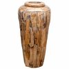 vidaXL Decoration Vase 40x80 cm Solid Teak Wood