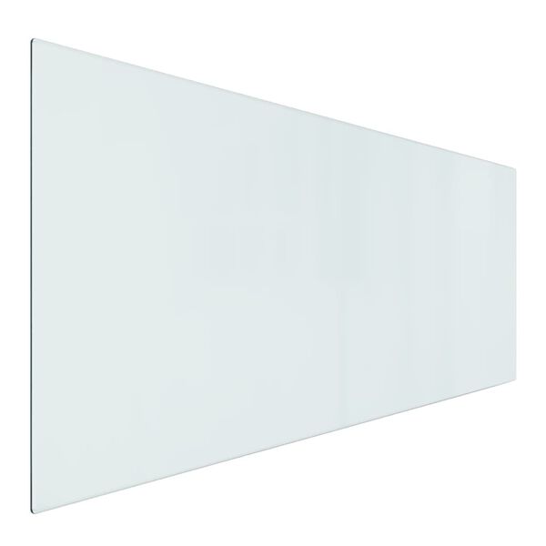 vidaXL Fireplace Glass Plate Rectangular 120x50 cm