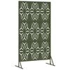 vidaXL Privacy Screen Olive 100 x 50 x 180 cm Steel