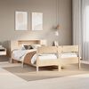 vidaXL Bookcase Bed without Mattress 120x190 cm Small Double Solid Wood Pine