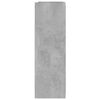 vidaXL Bathroom Mirror Cabinet Concrete Grey 62.5x20.5x64 cm Engineered Wood