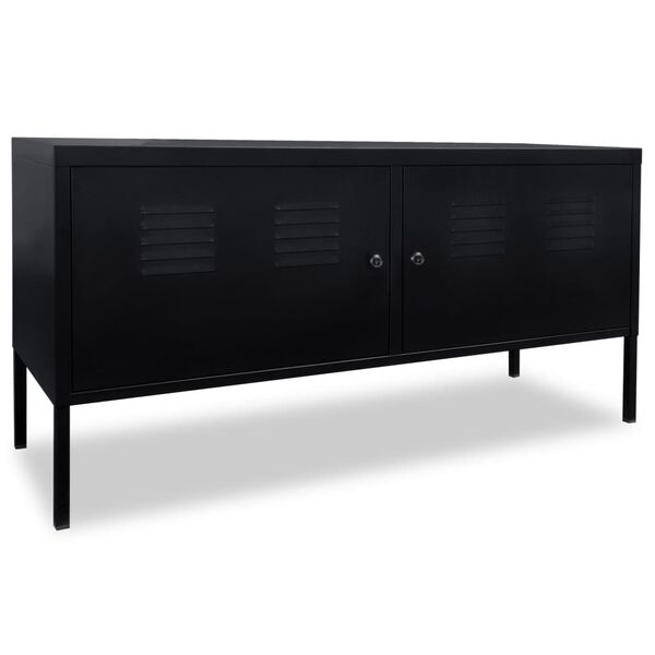 vidaXL TV Cabinet 118x40x60 cm Black