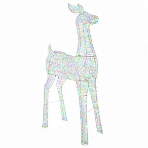 vidaXL Christmas LED Reindeer Motif Light LOVIISA 900 LEDs Multicolour