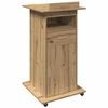 vidaXL Podium Artisan Oak Engineered Wood 55 x 55 x 107 cm