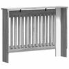 vidaXL Radiator Cover Grey Sonoma 112 x 19 x 81.5 cm Engineered Wood