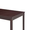 vidaXL Dining Table Dark Brown 140x70x73 cm Pinewood