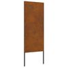 vidaXL Garden Privacy Screen Rusty 50 x 140 cm Weathering steel