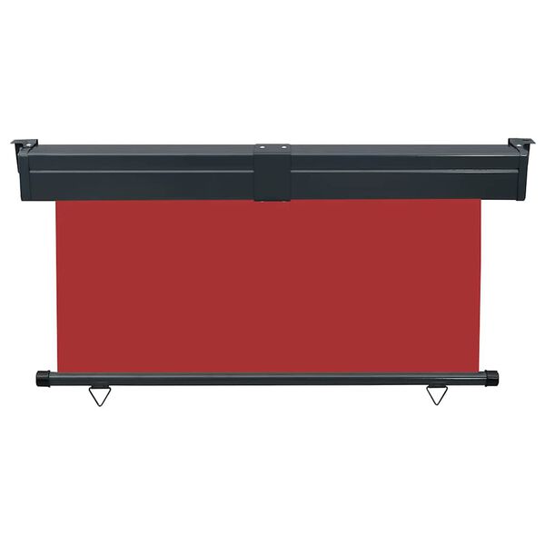 vidaXL Balcony Side Awning 145x250 cm Red