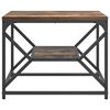 vidaXL Coffee Table Smoked oak 51 x 50 x 40 cm