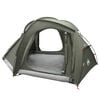 vidaXL Trekking Tent with Rainfly Water-Resistant 3-Person Army Green