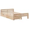 vidaXL Bed frame without Mattress 120x190 cm Small Double Solid Wood Pine