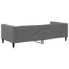 vidaXL Day Bed without Mattress Dark Grey 90x190 cm Single Fabric