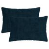 vidaXL Cushion Cover 2 pcs HEERLEN Navy Blue 50 x 70 cm