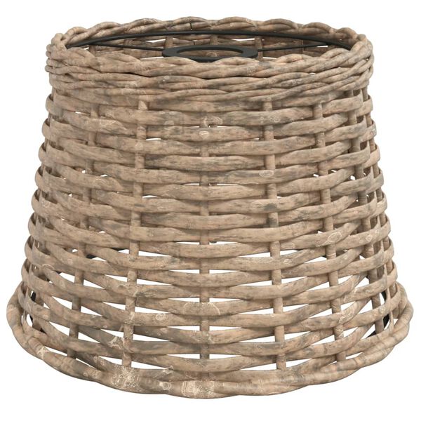 vidaXL Ceiling Lamp Shade Brown &Oslash;25x17 cm Wicker
